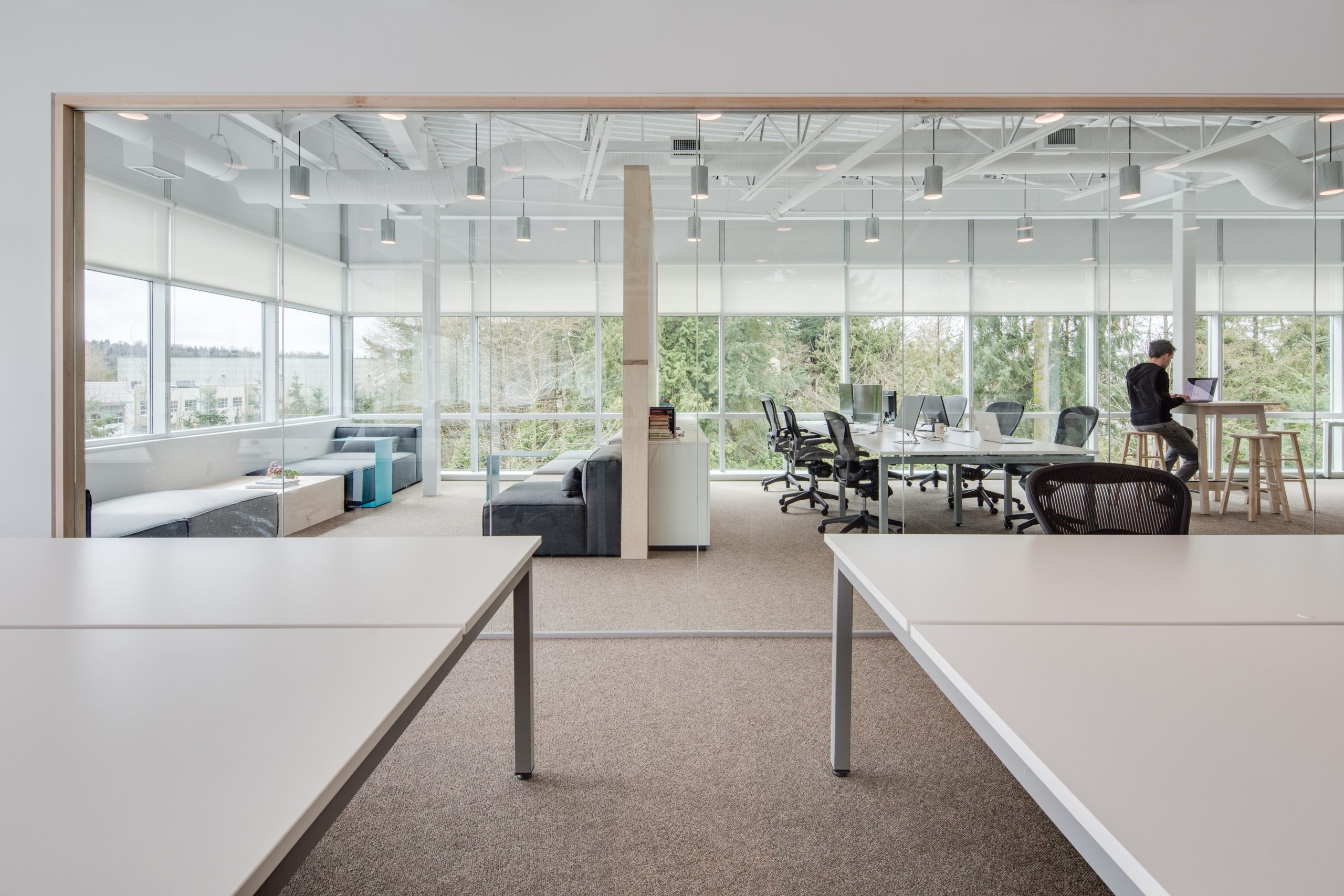 Modern Vancouver design studio workspace